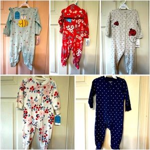 Carter’s baby girl sleeper bundle!!!